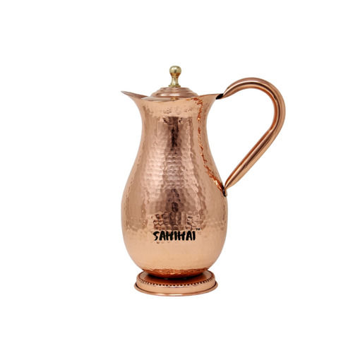 Hammered Maharaja Copper Water Jug