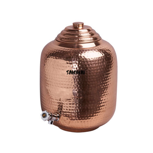 Han Hammered Copper Water Dispenser