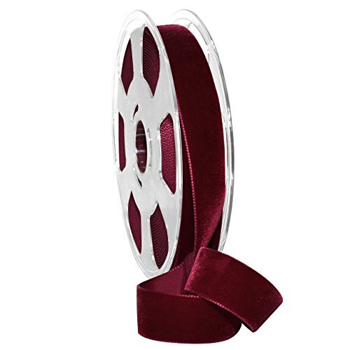 गिफ्ट रैपिंग, फ्लोरल अरेंजमेंट्स और डेकोरेटिव एक्सेंट के लिए नायलॉन वेलवेट रिबन