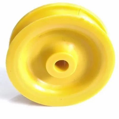 Round Shape Single Groove Tape Plant Plastic Pulley