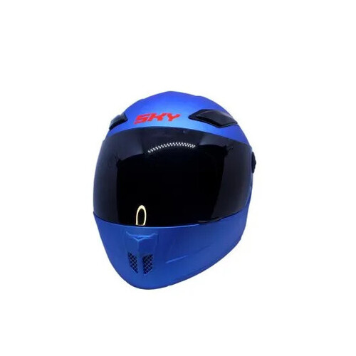 SKY Blue Full Face Riding Helmet