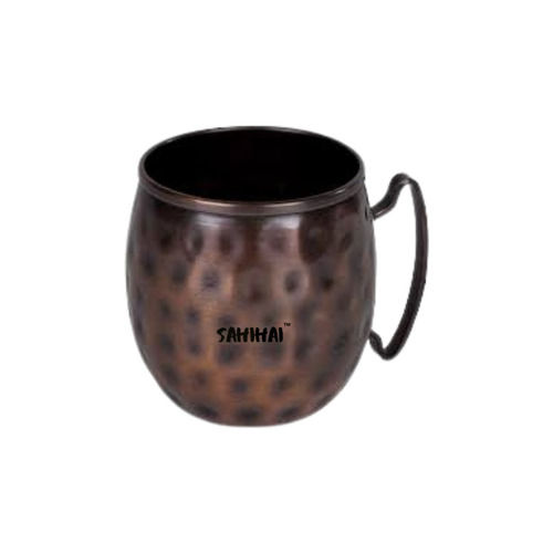 Moscow Mule Hammered Antique Copper Mug - 14 oz