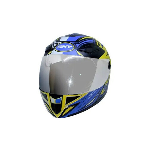 Full Face Motorcycle Helmet - High Impact ABS Plastic, Sizes S, M, L | Glossy and Matt Finish, Designed for Riding Safety