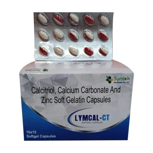 Calcitriol Calcium Carbonate 500 Mg And Zinc Sulphate Monohydrate 7.5mg Softgel Capsules