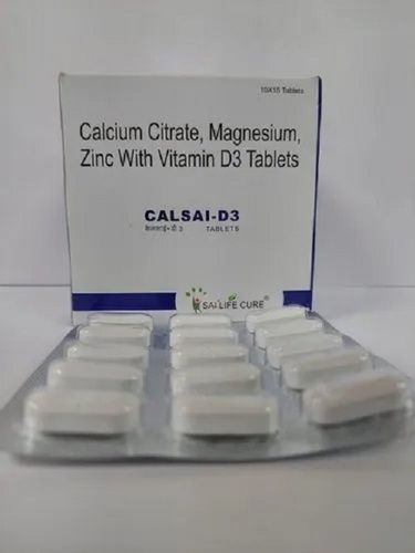 Calcium And Vitamins D3 Tablets