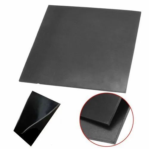 Durable And Smooth Surface Black Rubber Sheet