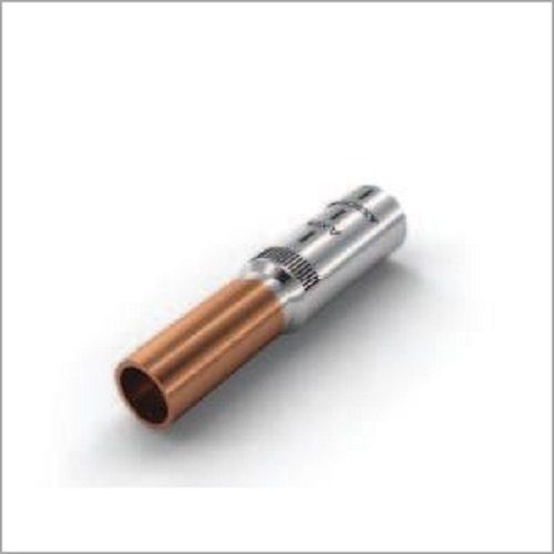 Al/Cu Bimetal Compression Terminal - 16-240 sq/mm Size, Bright Natural Finish, Fully Annealed Friction Welding, Corrosion Resistant