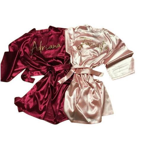 Custom Satin Bride Night Robe