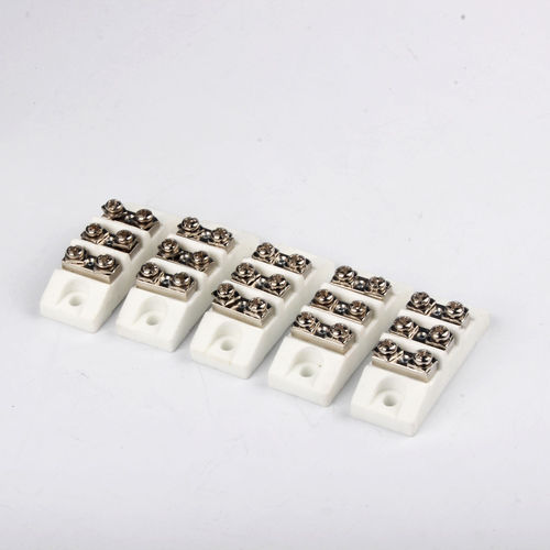 Electric ceramic terminal block connector