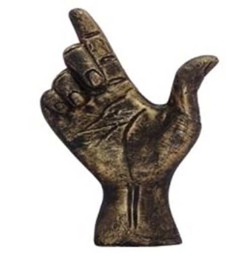 Resin Hand Gesture Showpiece Statues Size: 5 X 9.5 Inch