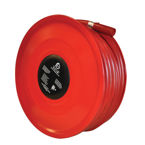 Durable Red Rubber Fire Hose Reel For Fire Protection