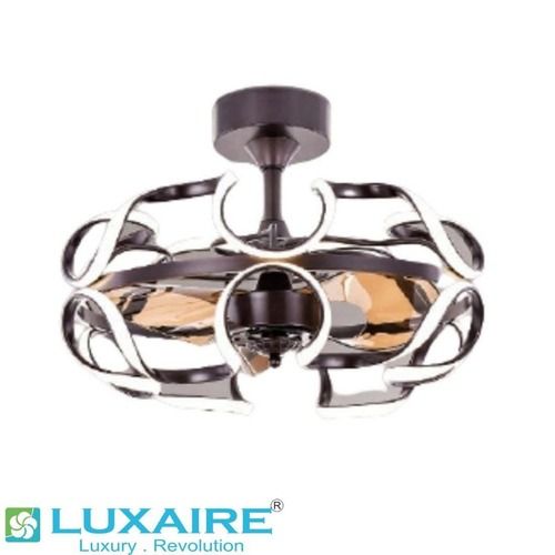 Lux Slr0010 Brown Designer Chandelier Fan Luxaire