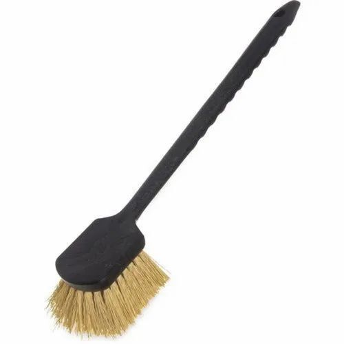 Manually Operated Portable And Lightweight Plain Toilet Cleaning Bristle Brush