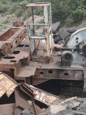 Ruggedly Constructed Industrial Machinery Scrap