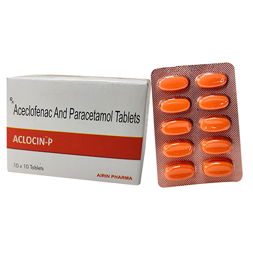 Aceclofenac and Paracetamol Tablets - Premium Quality, Optimum Dosage, Hospital and Clinical Use | For Adults, Take With Warm Water, Ideal Storage in Cool & Dry Place