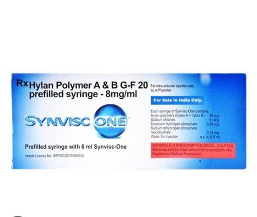 Synvisc One Hylan Gf 20 Injection