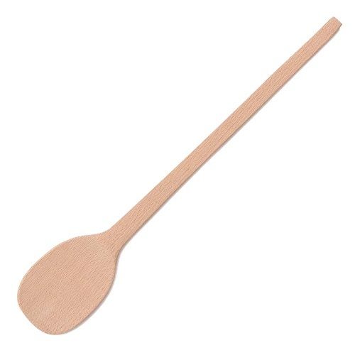 Wooden Flat Spoon - Polished Wood, Different Sizes, Brown Color | Non-Disposable, Biodegradable, Microwave Safe, Ideal for Cooking and Serving in Home, Hotel, and Restaurant