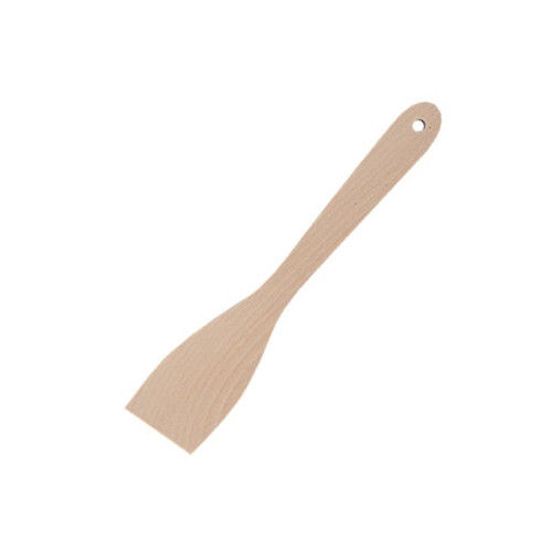 Cooking Serving Polished Wooden Flat Spoon