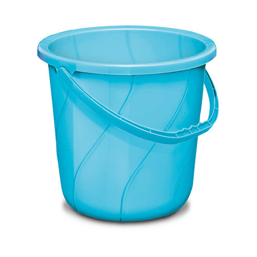 Lightweight And Portable Highly Durable Blue Plastic Buckets