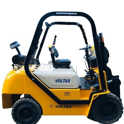 Yellow Old Voltas Forklift With 3 Ton Lifting Capacity For Industrial at Best Price in Kashipur