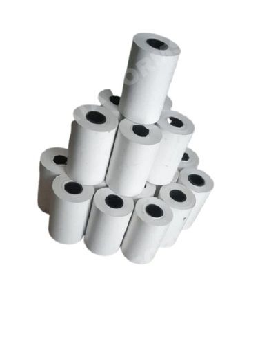 Plain White Thermal Printer Billing Paper Roll Size: 79Mm X 50Meter