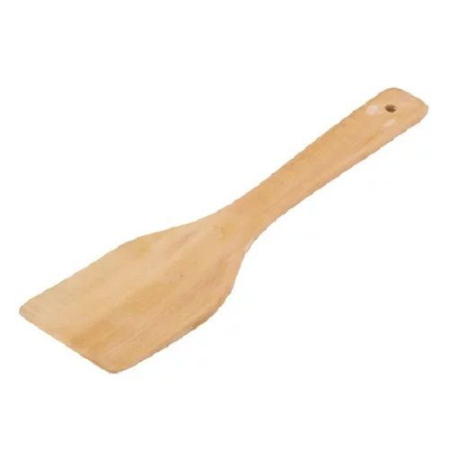 Polished Wooden Flat Spoon Kitchen Utensil