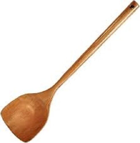 Polished Wooden Flat Spoon Kitchen Utensil