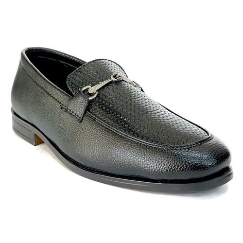 Premium Comfortable Black Stylish Synthetic Leather Loafer Shoes