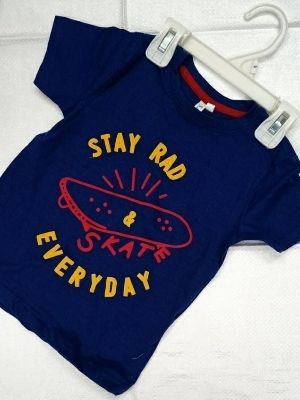 Round Neck Printed Kids T Shirt