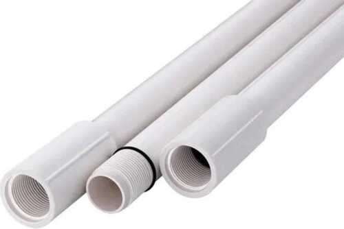 Long Lasting Durable Round White PVC Column Pipes