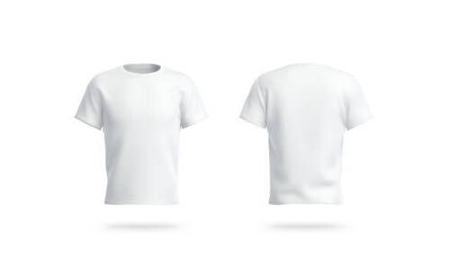 Plain Half Sleeve White Sports T-Shirt
