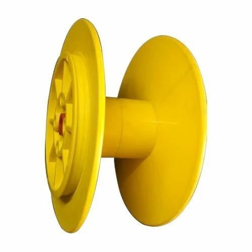 9 Inch Yellow Plastic Bobbin For Textile Industry