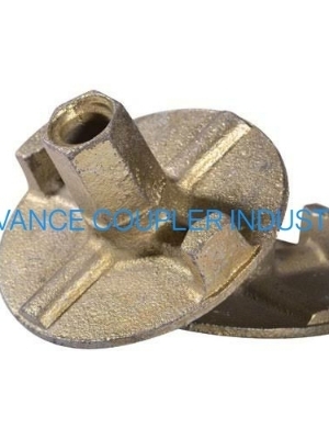 Corrosion Resistant Round Anchor Nut - 16mm Dia, Golden Electroplated, Easy to Fit, 350g Weight, Non-Polished Finish