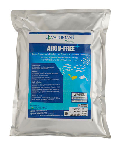 Aquaculture Chemical Argu Free Plus - 1 Kg (Aquaculture Chemical)