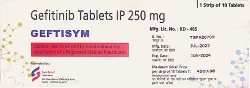 Gefitinib Tablets Ip 250 Mg