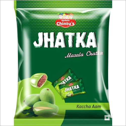 Green Color Round Shape Kaccha Aam Lollipop