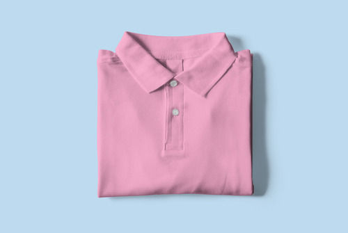  Cotton Collar T Shirt 