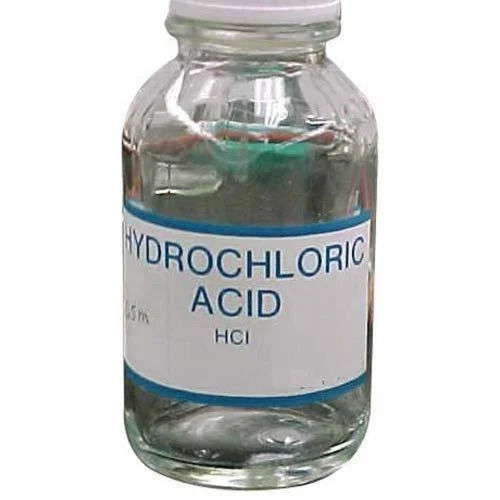 Hydrochloric Acid - Colorless Liquid, Barrel Packaging | Food Grade, Industrial Grade, Inorganic Acid