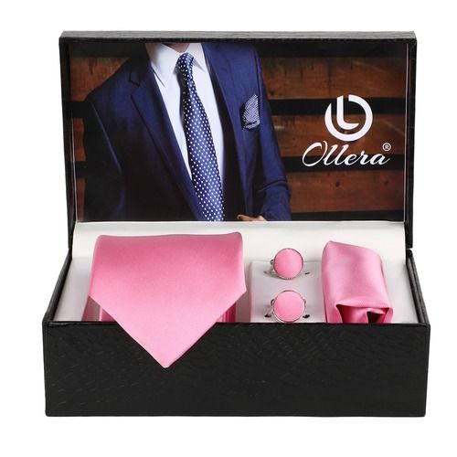 Pink Light Weighted And Quality Assured Neck Tie Set