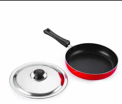 Nirlon Aluminium Non Stick Tapper Fry Pan, For Restaurant