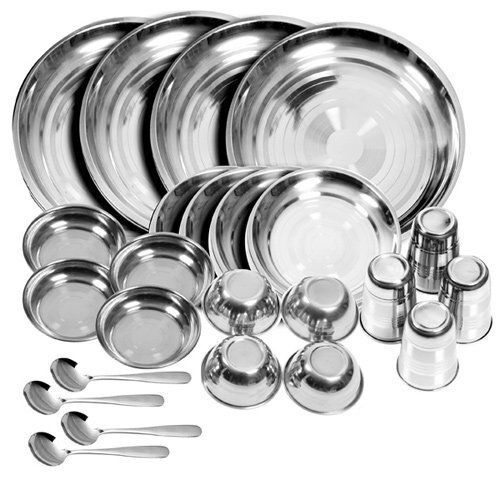 stainless steel dinner set