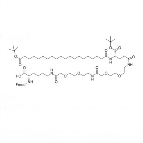 (25S, 52S)-52-((((9H-Fluoren-9-Yl)Methoxy)Carbonyl)Amino)-25-(Tert-Butoxycarbonyl)-2,2-Dimethyl-4,23,28,37,46-Pentaoxo-3,32,35,41,44-Pentaoxa-24,29,38,47-Tetraazatripentacontan-53-Oic Acid