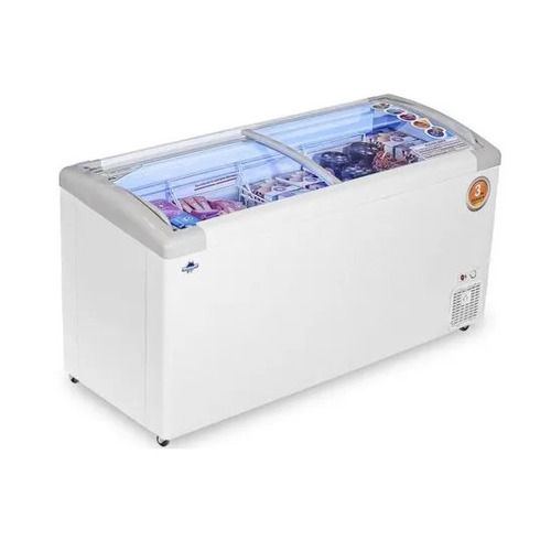 3 Star 550 Liters Inclined Curved Glass Top Freezer