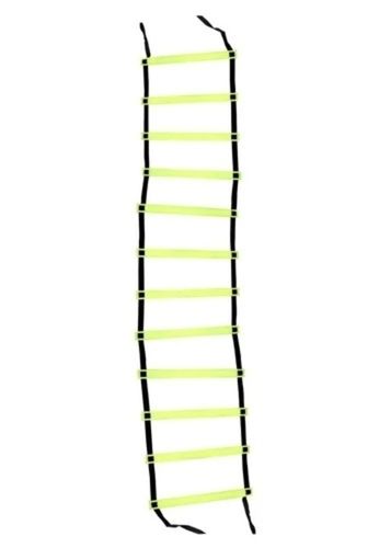 Yellow Rungs And Black Colour Belt 4 Meter Sports Agility Ladders