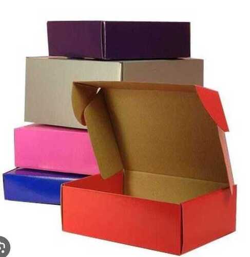 Lightweight And Portable Rectangle Shape Plain Cardboard Gift Packaging Box