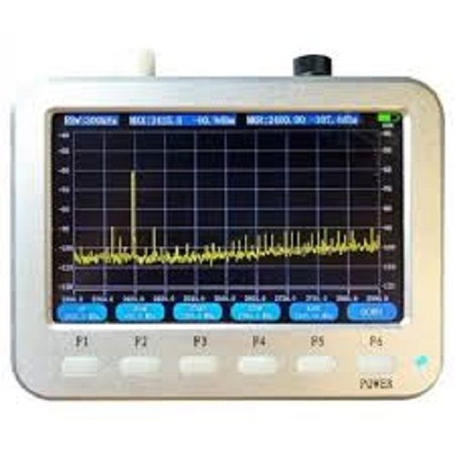 Portable Spectrum Analyzer - Frequency Range 9KHz to 7.5GHz, 99.99% Accuracy, ABS Material, Battery Powered | Smart Battery Indicator, Rugged Splash-Proof Housing, Sun-light Readable Screen, Modern Connectivity (USB, LAN), Set Markers