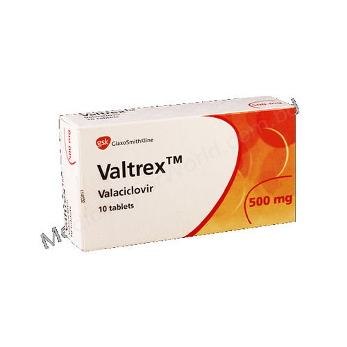 Valtrex Valacyclovir 500mg Antiviral Tablets