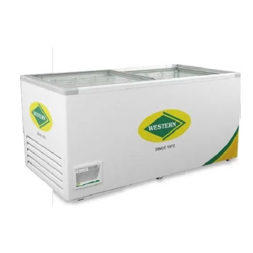 Western 525 Liters Flat Glass Door Deep Freezer