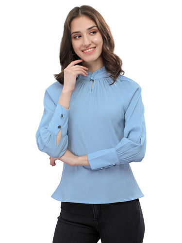 Women Stylish Pack Neck Full Sleeves Top