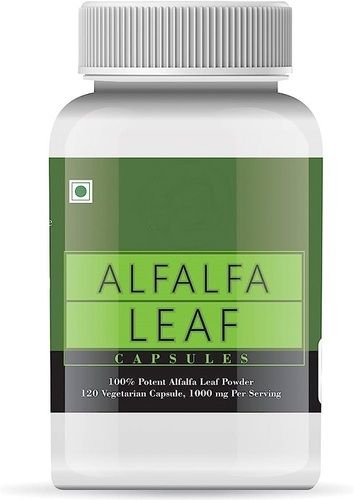 Organic Alfalfa Capsules - 100% Natural Vegetarian Dietary Supplement, Bone and Joint Support, Pain Relief, and Immunity Boosting Properties